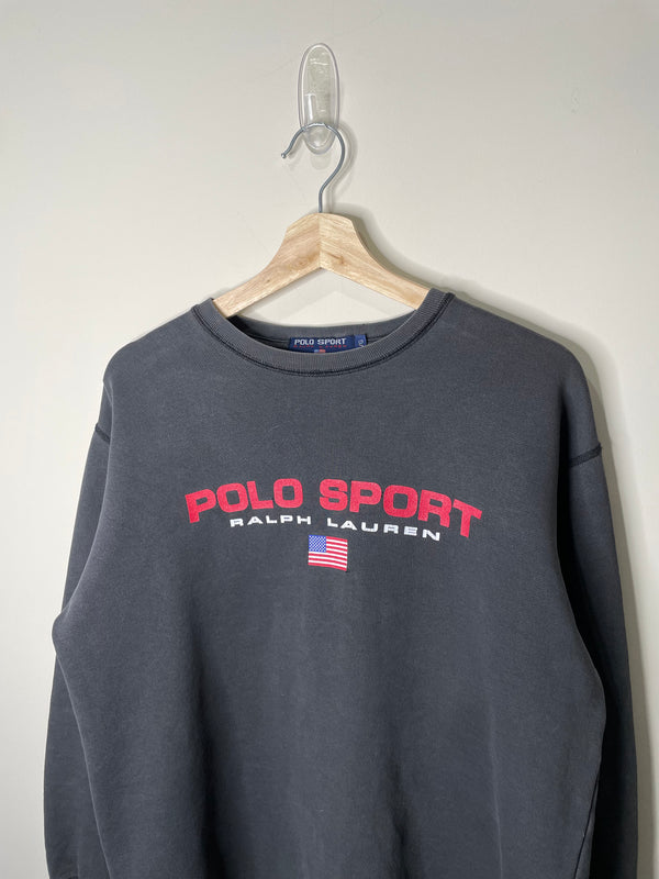 1990s “Polo Sport” Faded Sweatshirt (M/L)