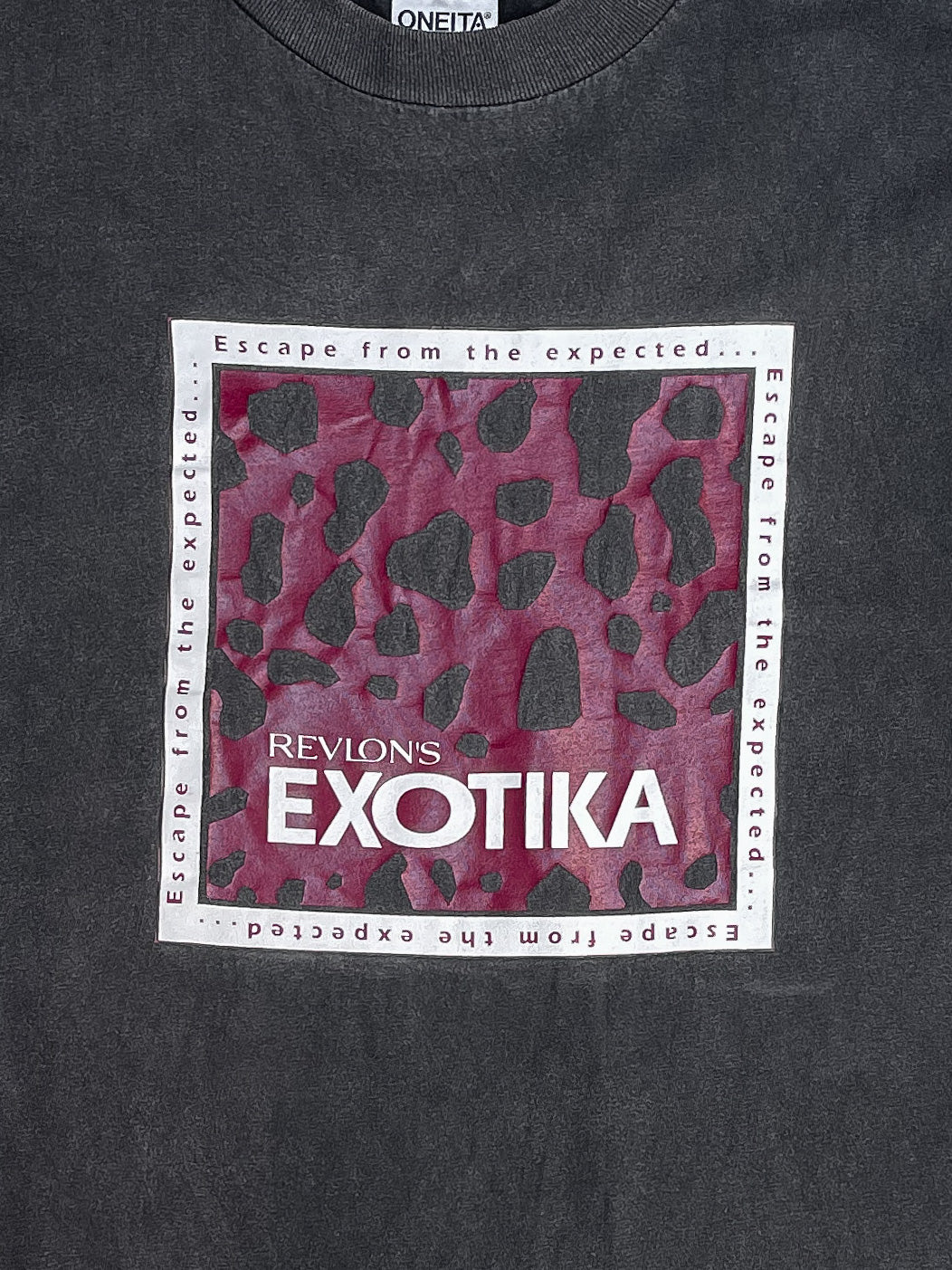 1990s “Escape From The Expected…” Faded Single Stitched Tee