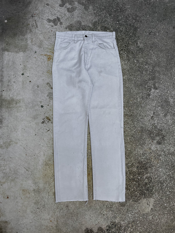 1980s Levis Faded Grey 505 Raw Hem Pants (29X30)