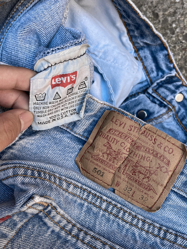 1990s Levi’s Faded Blue 501 Released Hem (29X31)