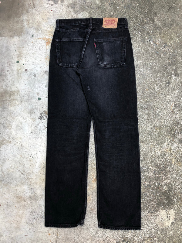 1990s Levis Faded Black 501 (30X30)