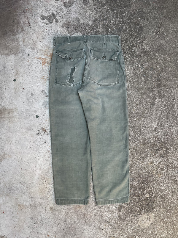 1970s Faded OG-107 Military Pants (29X26)