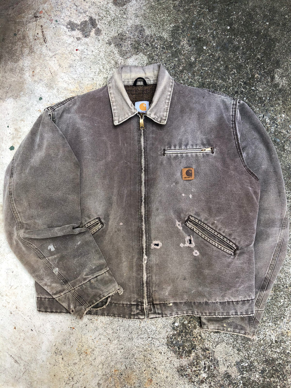 1990s Carhartt Faded Timber Brown Lined Work Jacket (L)