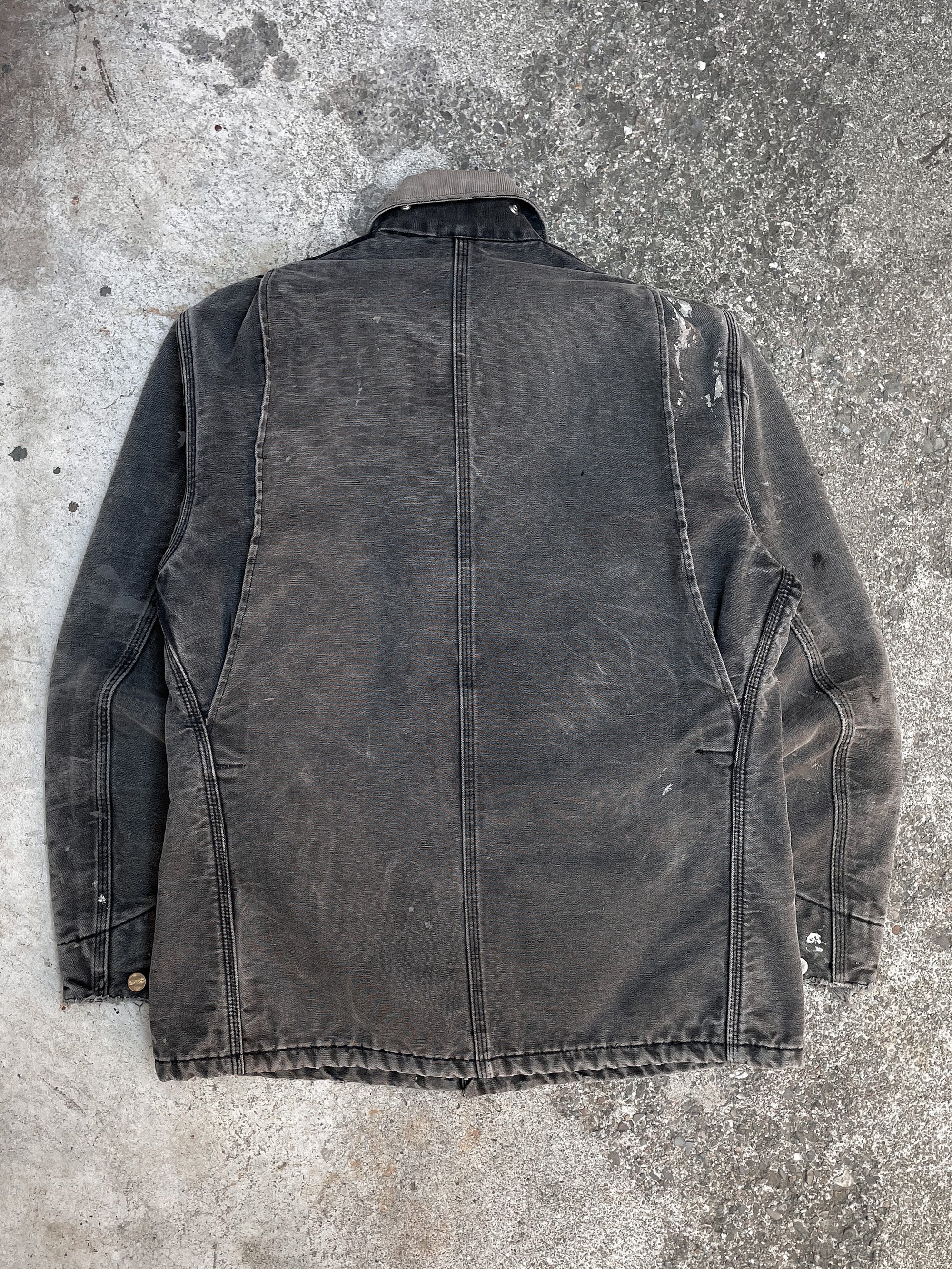 Carhartt Faded Black “Entek” Lined Chore Jacket (M)