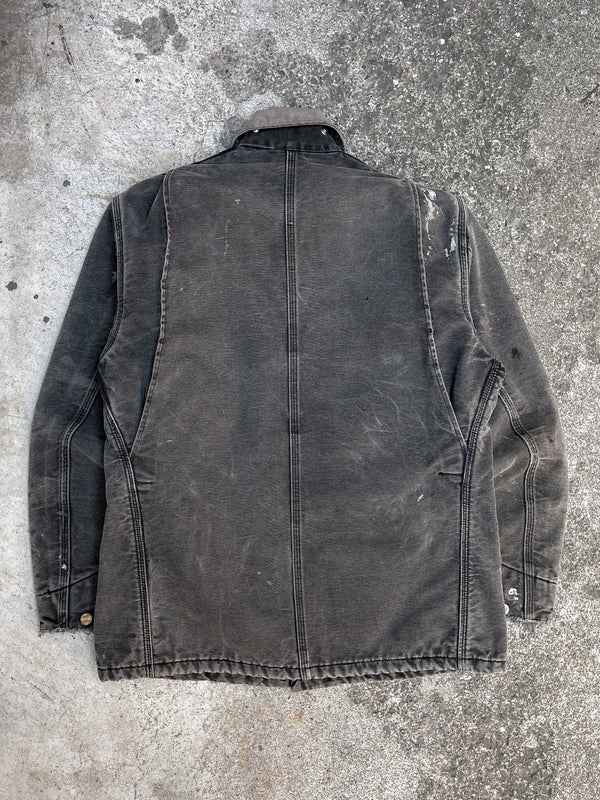 Carhartt Faded Black “Entek” Lined Chore Jacket (M)