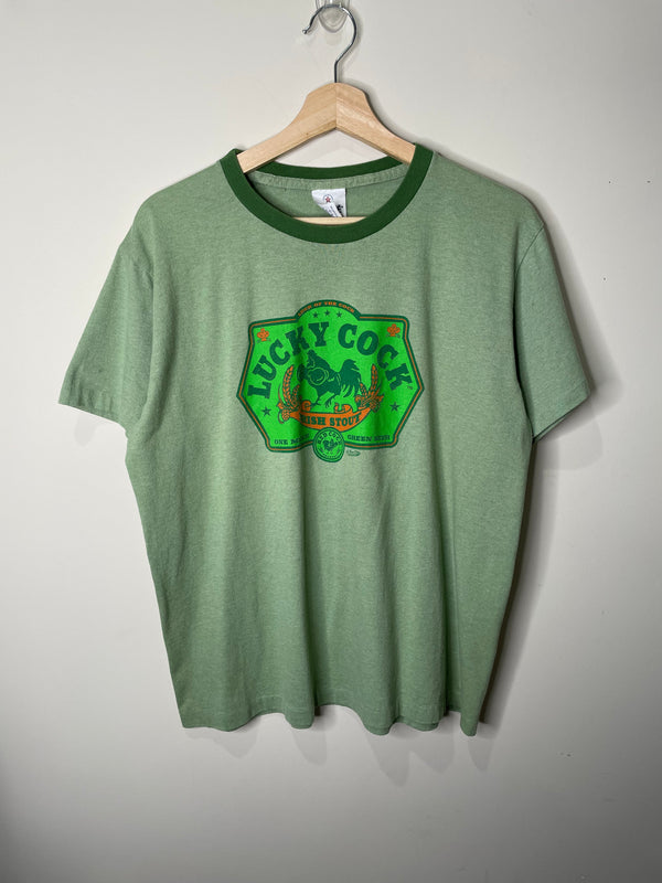 1990s “Lucky Cock” Single Stitched Tee (M)