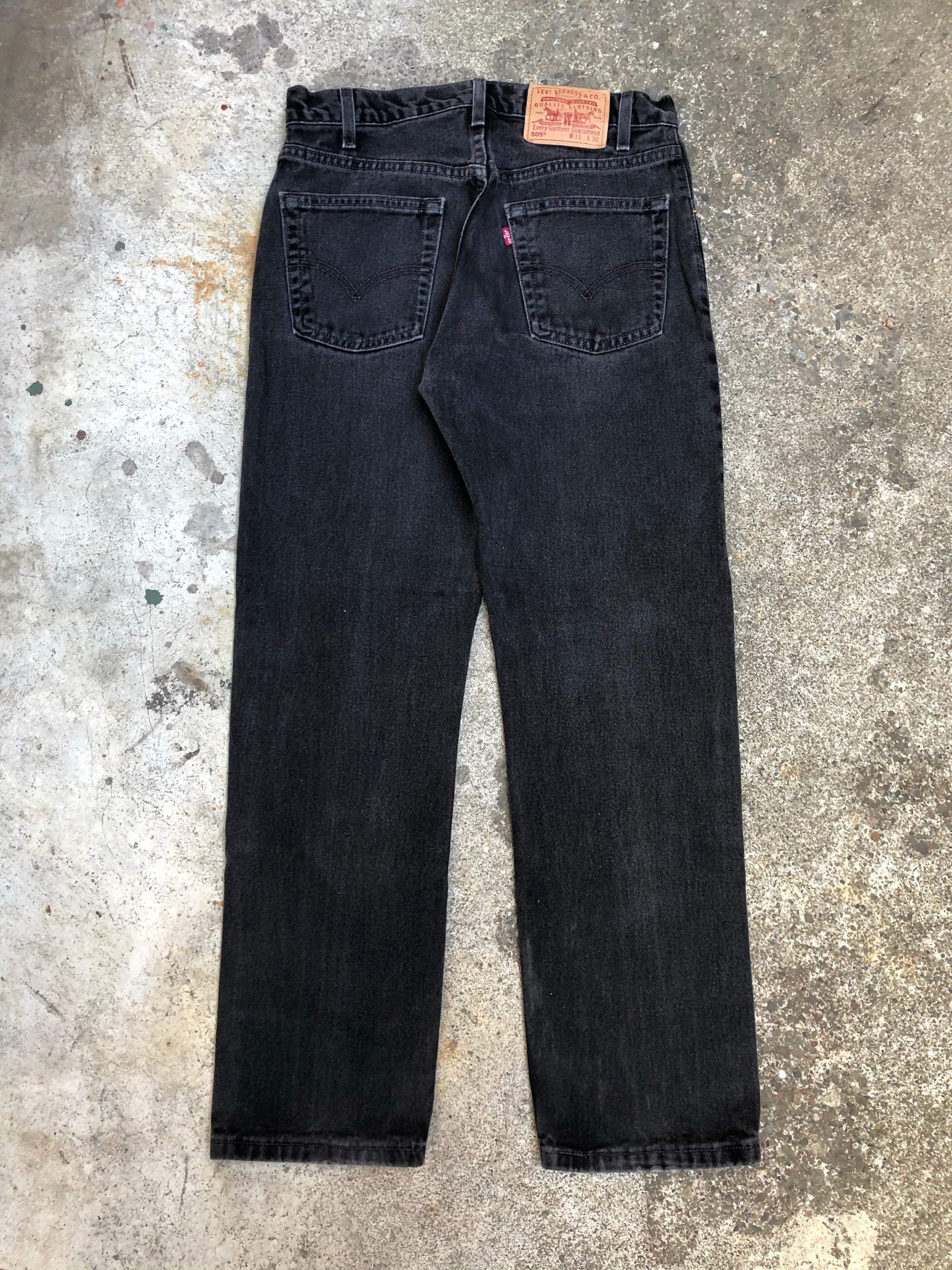 1990s Levis Faded Black 505 (30X29)