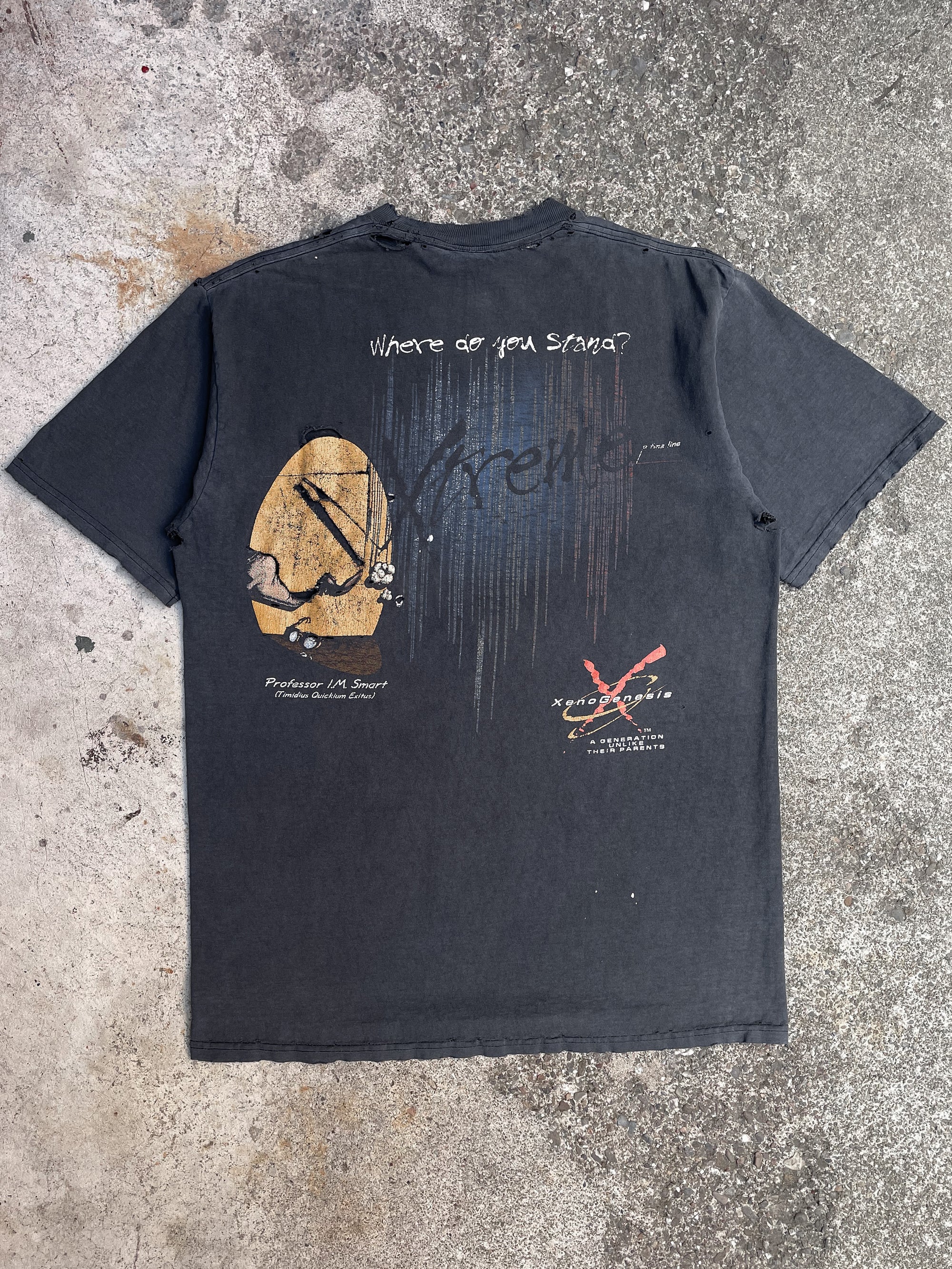 1990s “Sanity Insanity” Thrashed Faded Tee