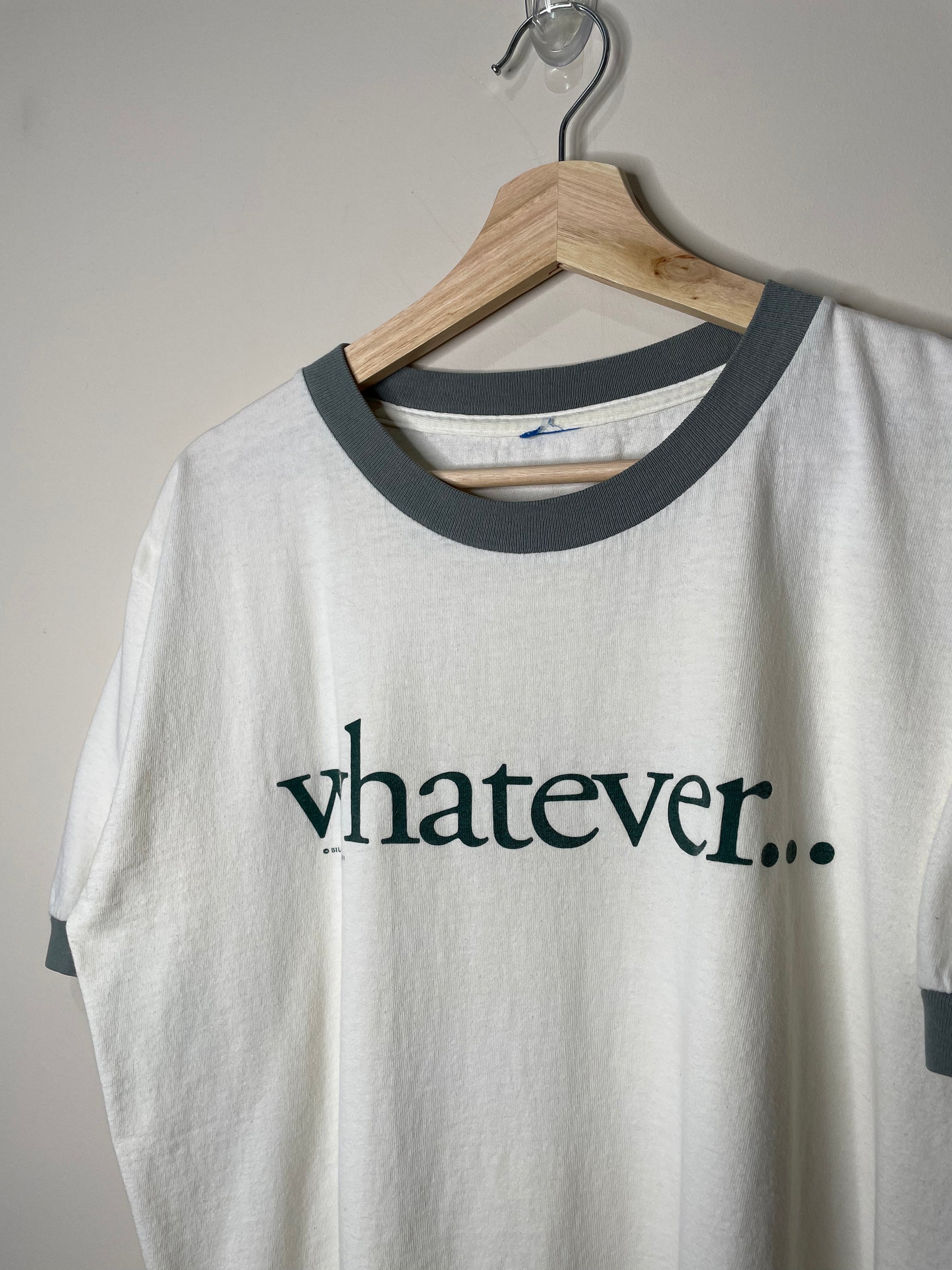 1990s “Whatever…” Ringer Tee (M)