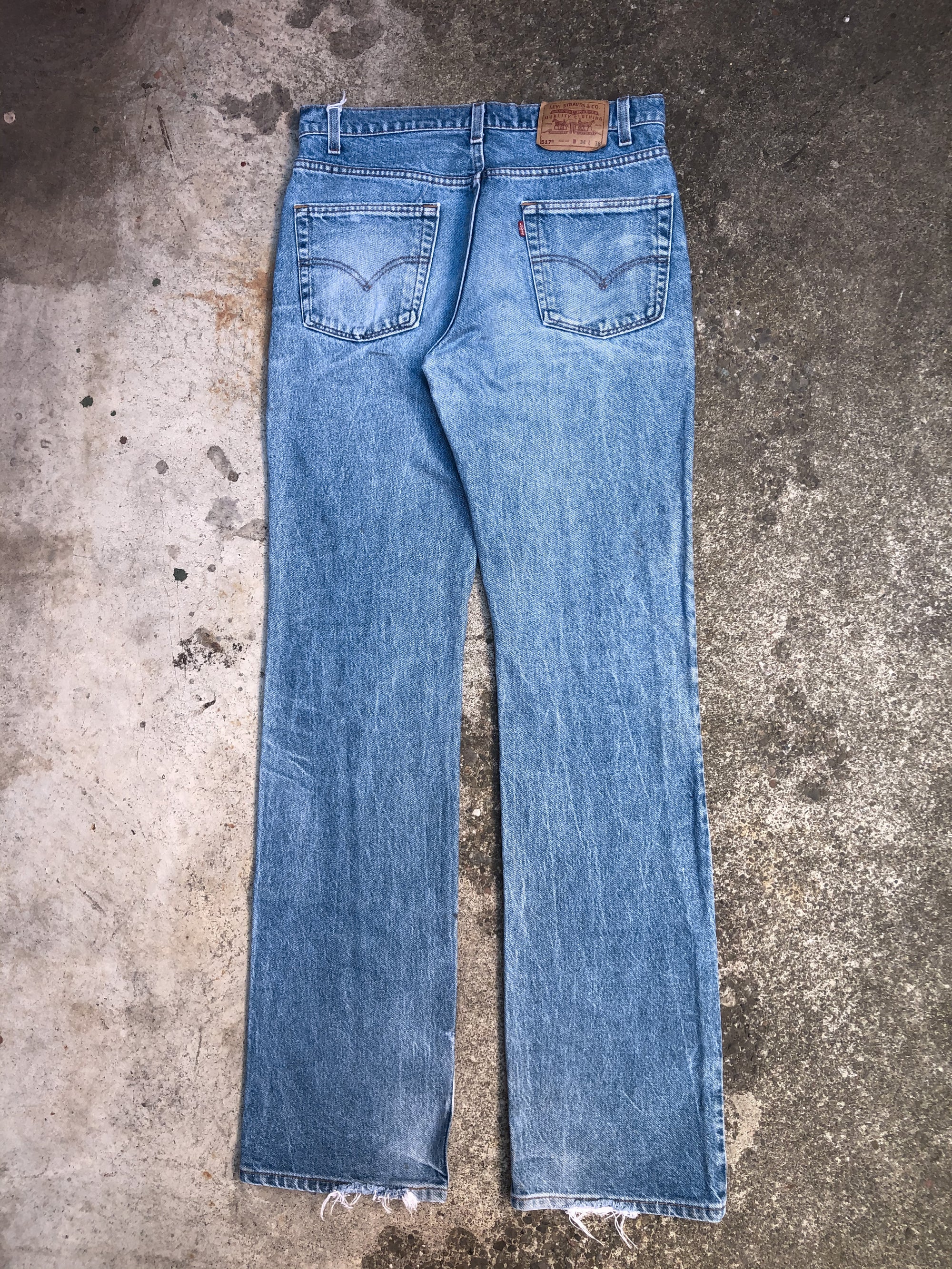 1990s Levis Faded Blue 517 (34X36)