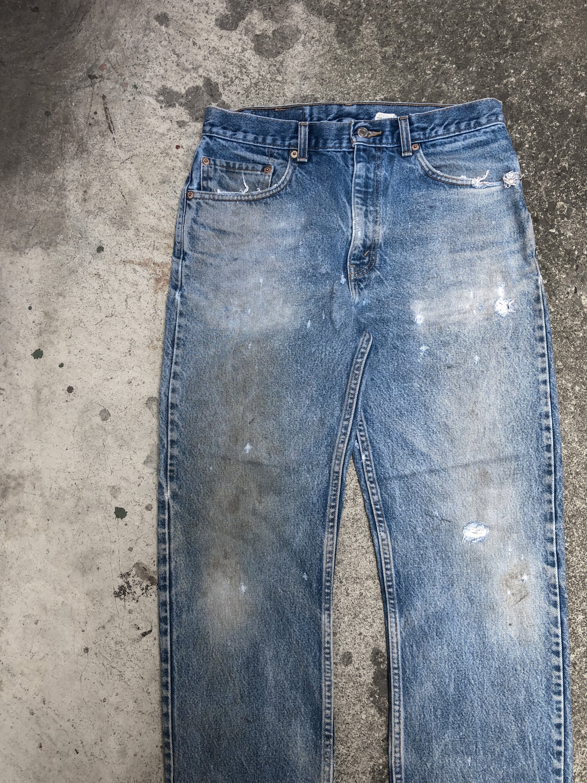 1990s Levis Worn In Blue 505 (31X32)