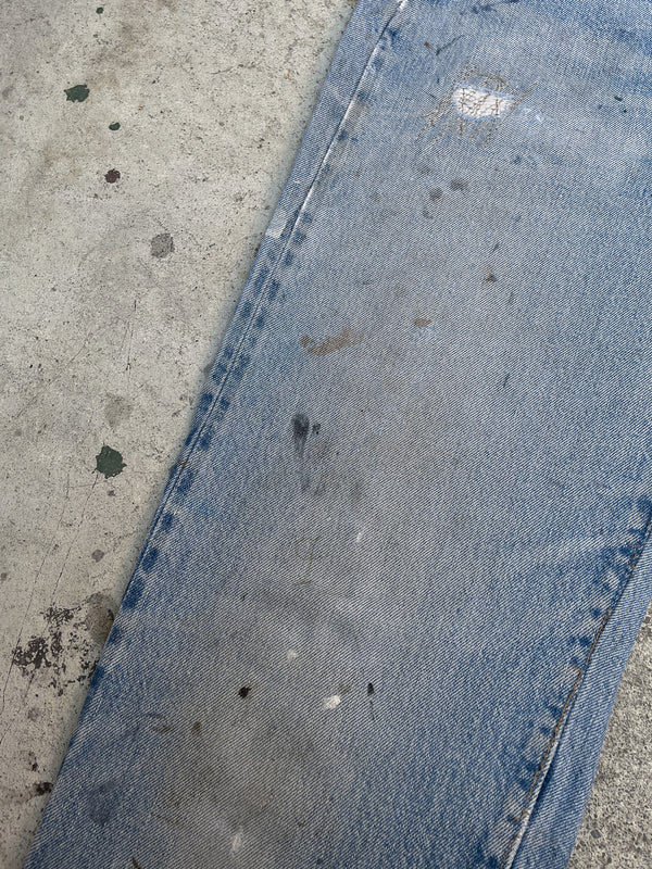 1970s Levi’s Repaired Faded Blue 501 Selvedge (33X31)