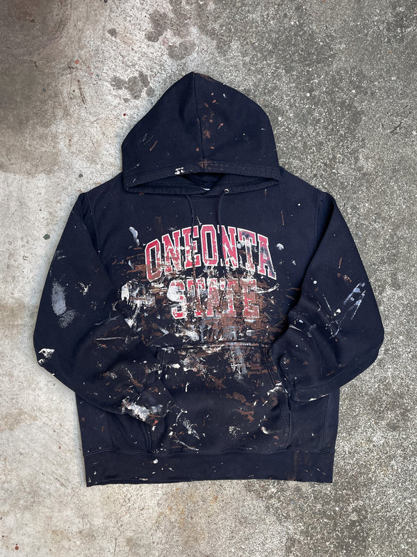 Vintage Painted “Oneonta State” Hoodie