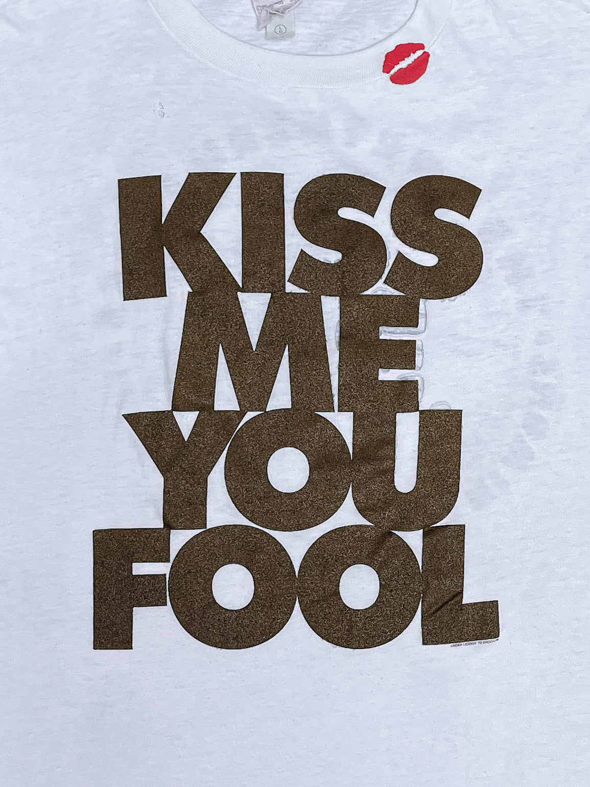 1990s Northern Pikes “Kiss Me You Fool” Single Stitched Tour Tee