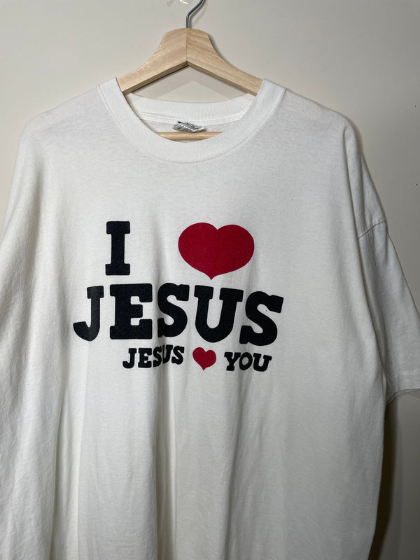 1990s “I Love Jesus” Single Stitched Tee (XL)