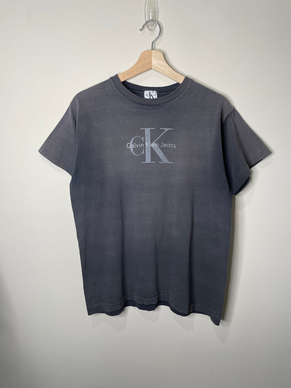 1990s “Calvin Klein Jeans” Sun Faded Single Stitched Tee (M)