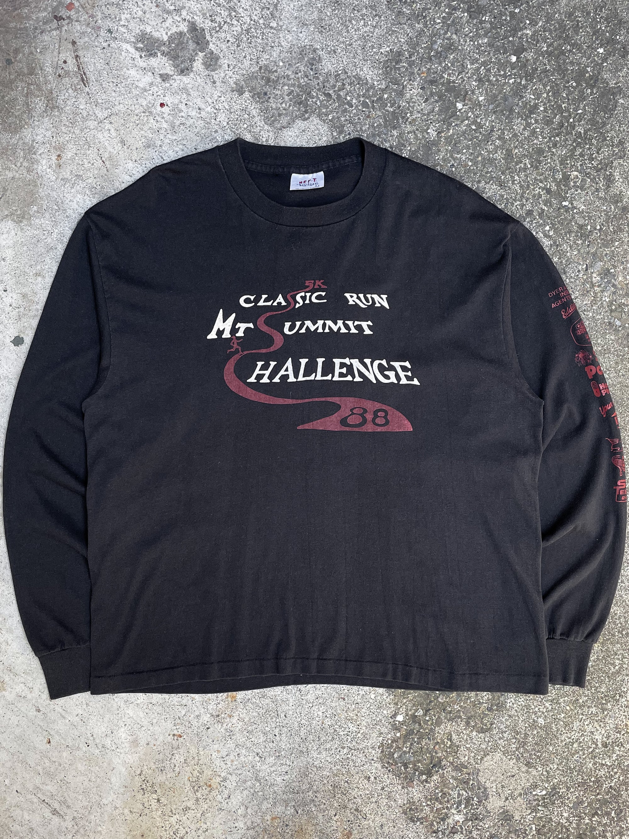 1980s “Mt Summit Challenge” Long Sleeve Tee (L)