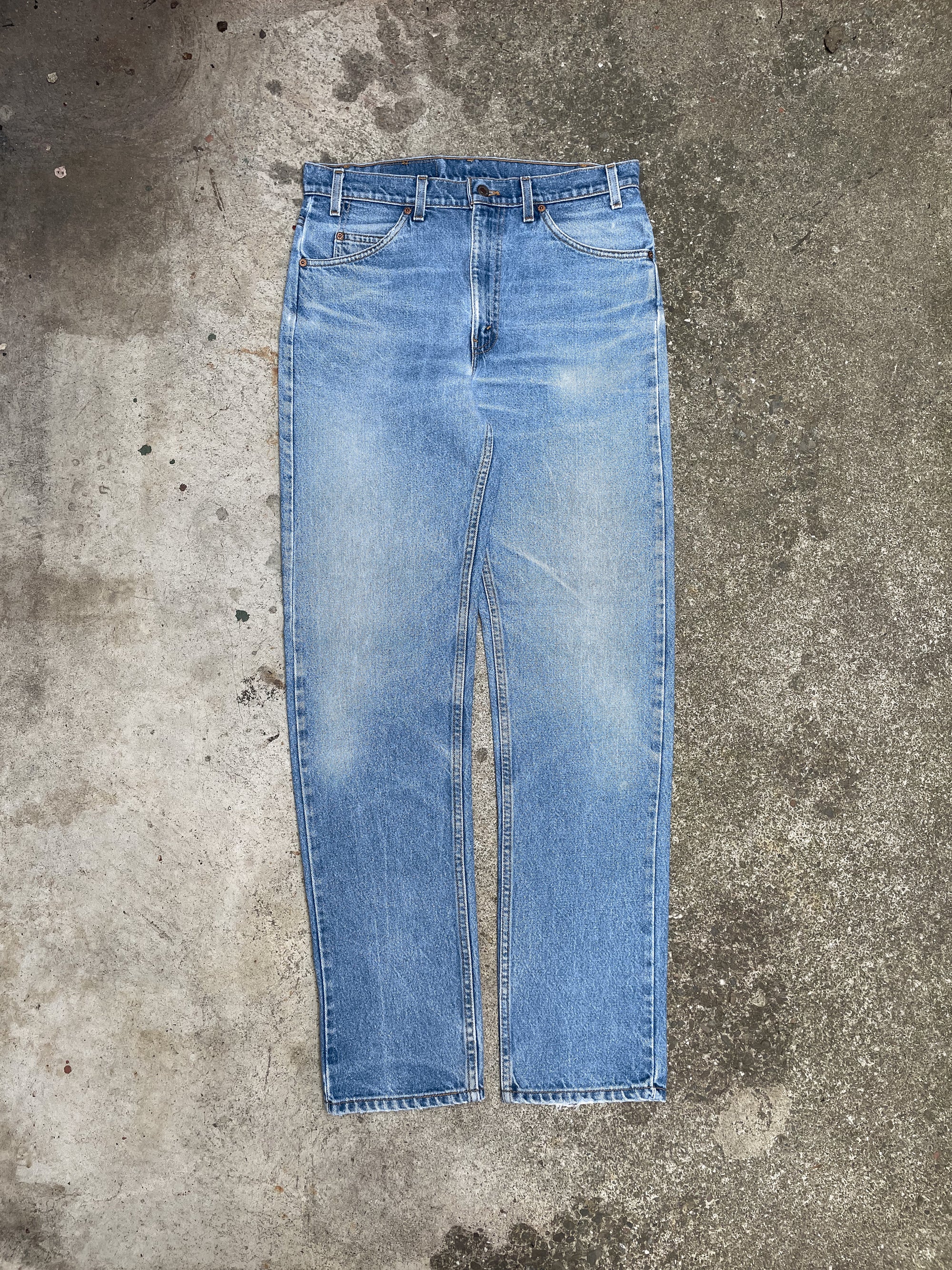 1990s Orange Tab Levi’s Faded Blue 505 (33X33)