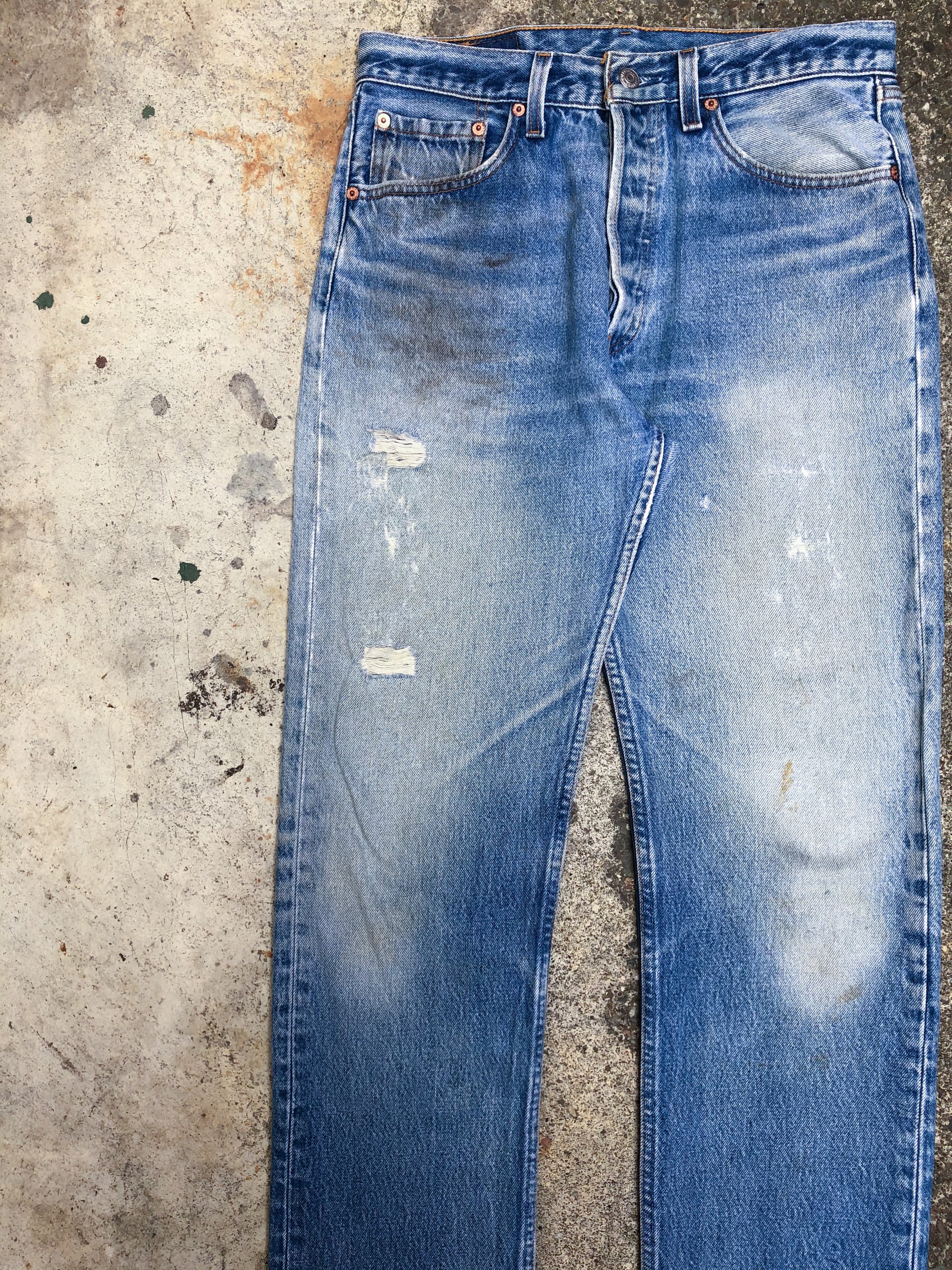 1990s Levis Faded Blue 501XX (30X30)