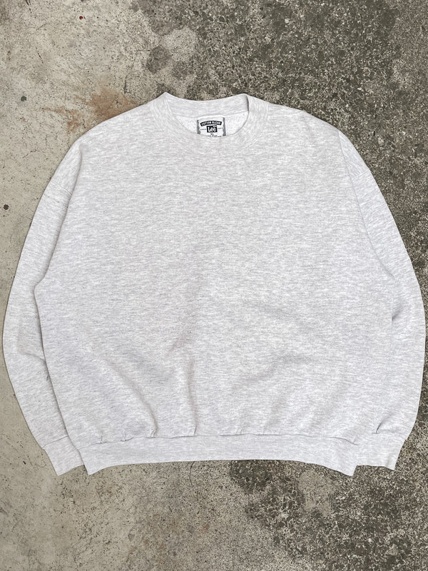 1990s Lee Heather Grey Blank Sweatshirt