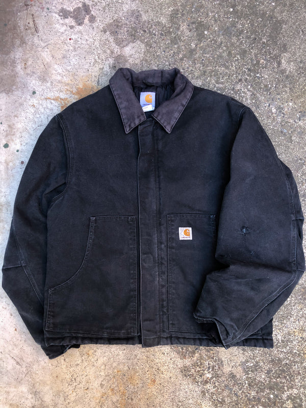 1990s Carhartt Black Quilted Arctic Jacket (M)