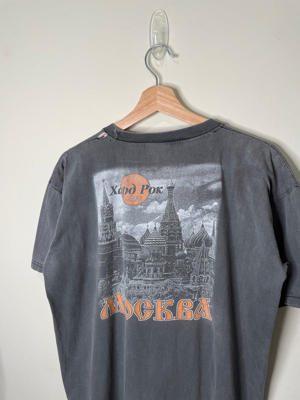 1990s Faded “Hard Rock Moscow” Tee (L)