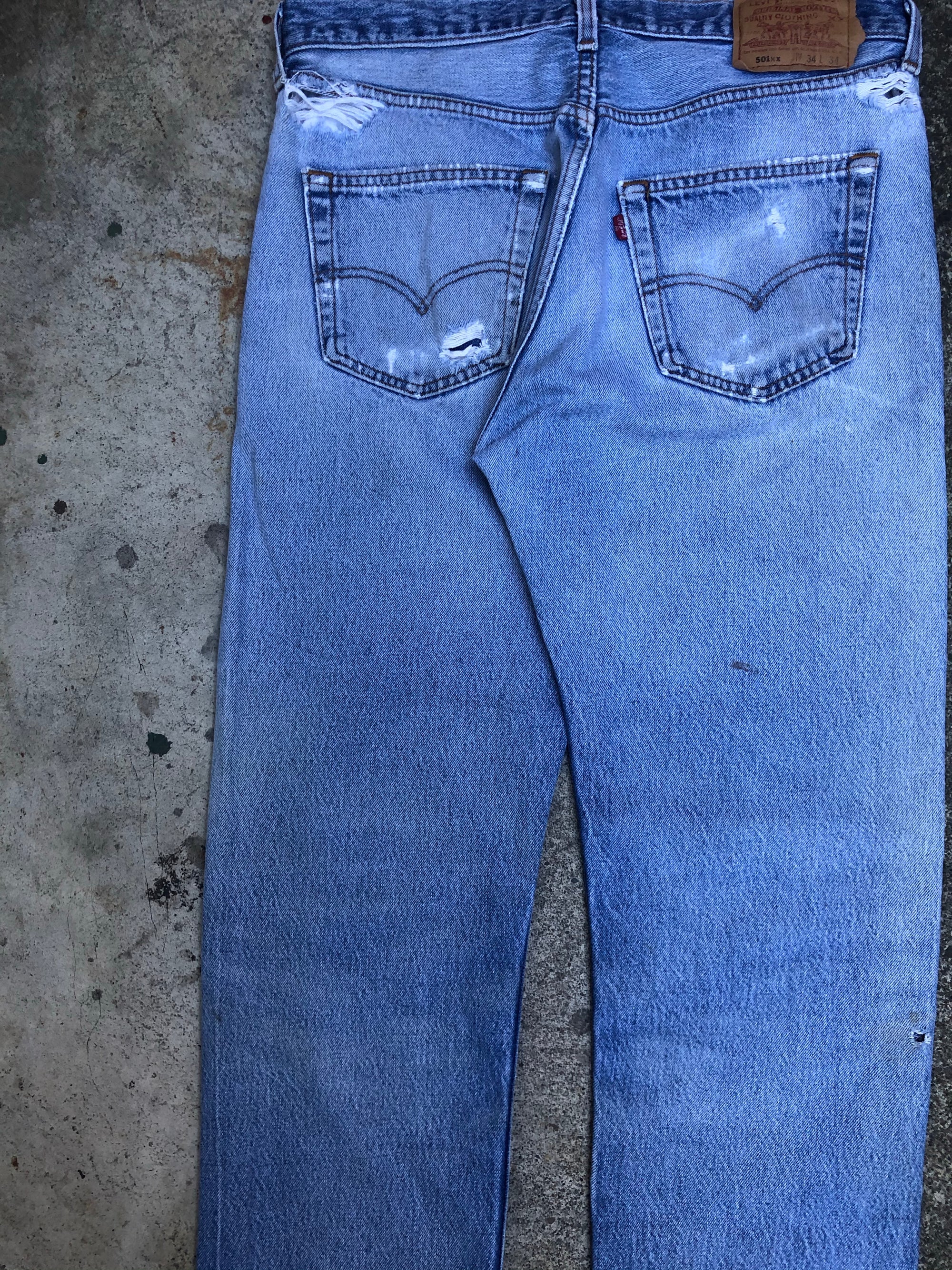 1990s Levis Faded Blue 501XX (32X30)