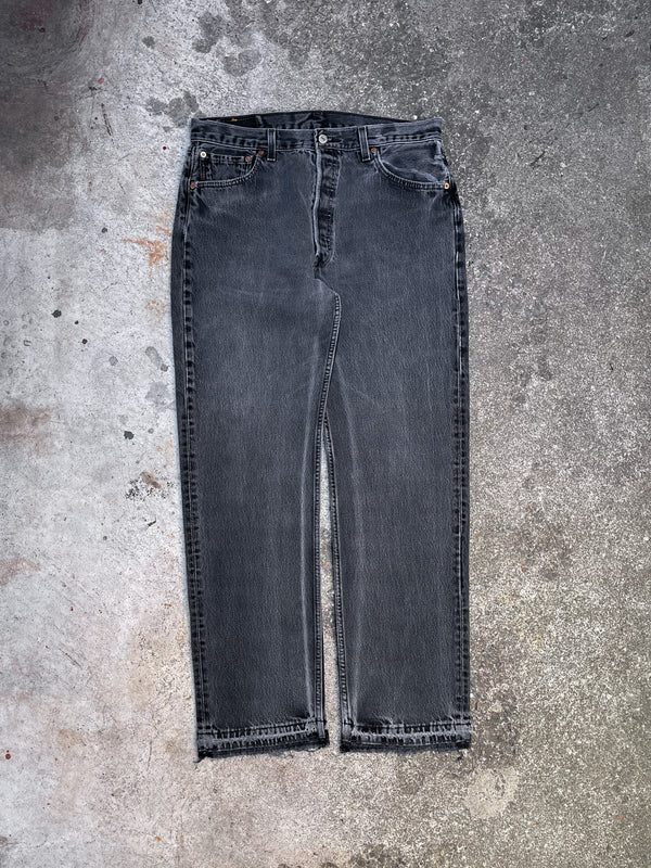 Vintage Levi’s Faded Black 501 Released Hem (34X31)