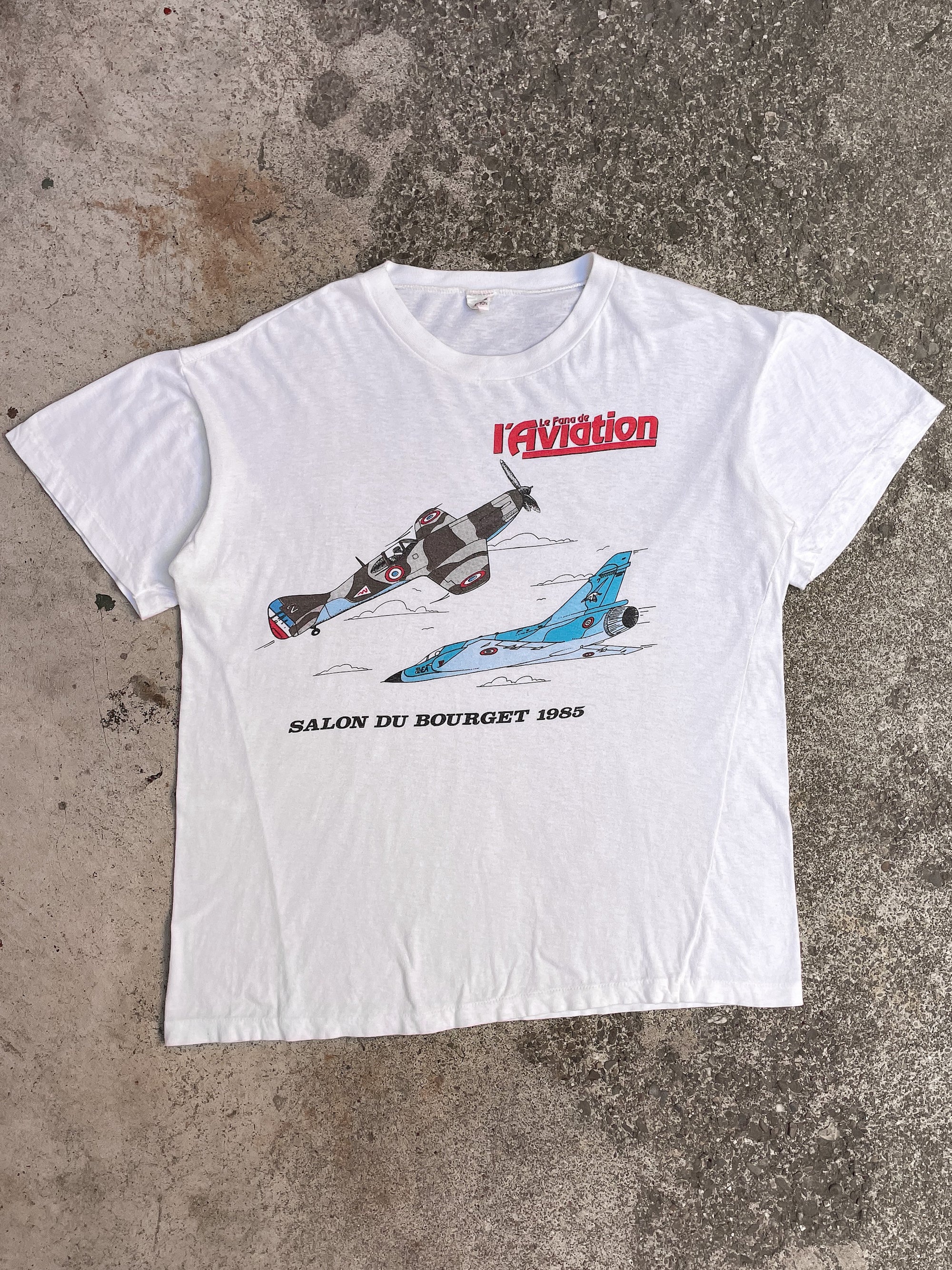 1980s “Salon Du Bourget” Single Stitched Tee