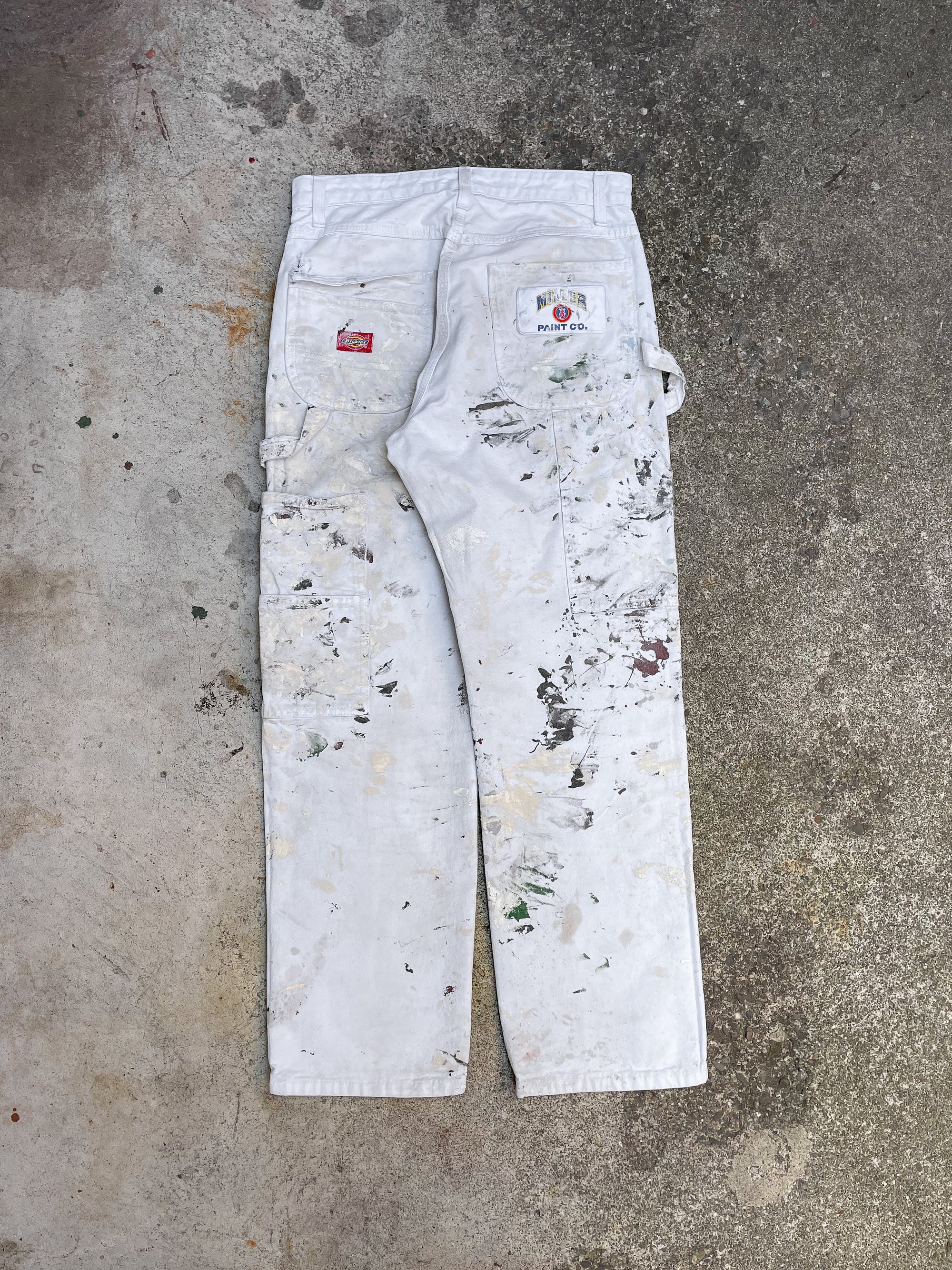 Dickies White Double Knee Painter Pants (28X28)