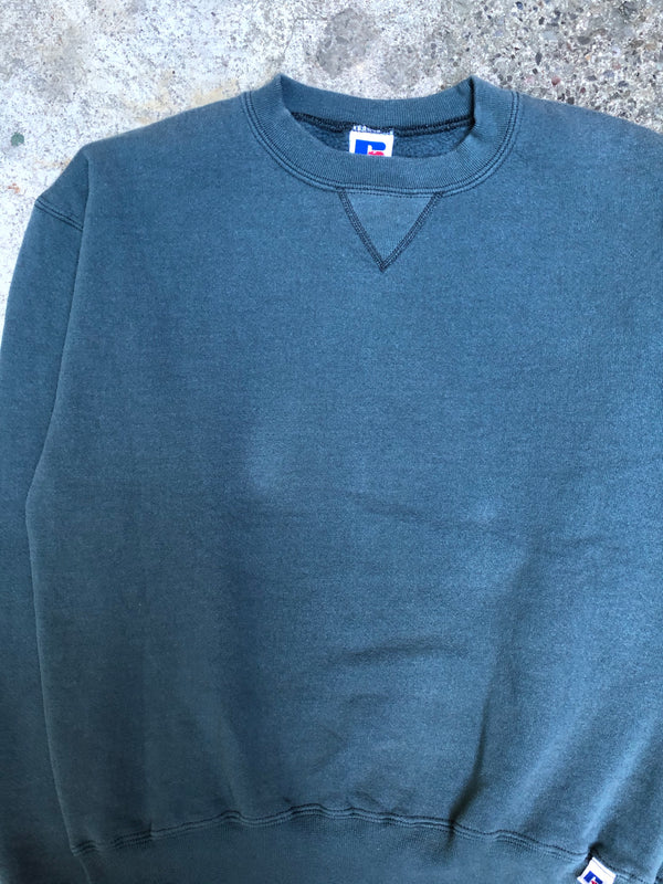 1990s Russell Sea Foam Blank Sweatshirt