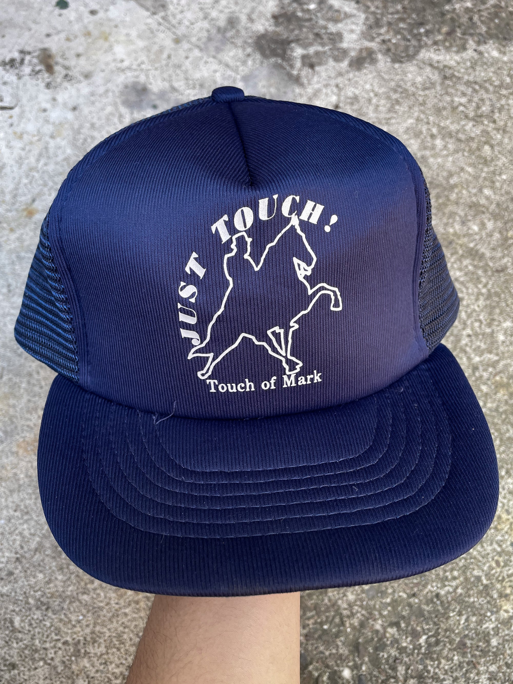 1990s “Just Touch!” Trucker Hat