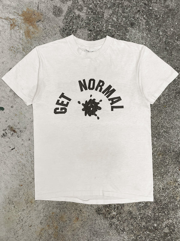 1980s “Get Normal” Single Stitched Tee (S/M)