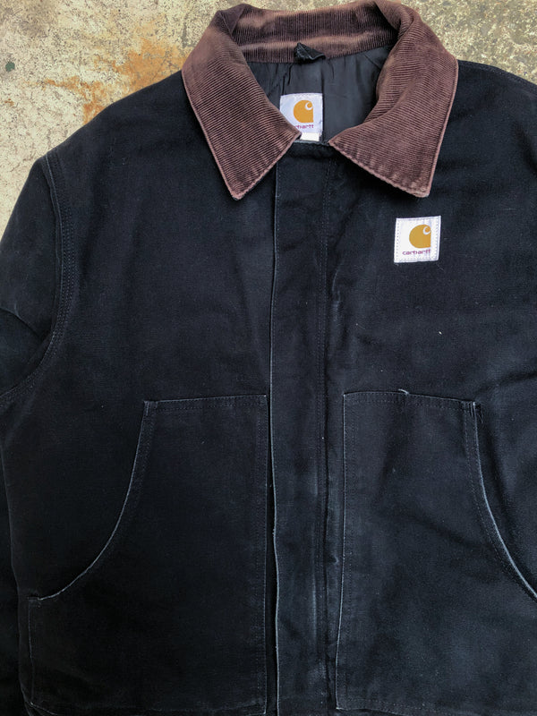 1990s Carhartt Black Quilted Arctic Jacket (L)