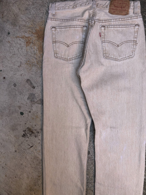 1990s Levis Faded Sand 501 (28X29)