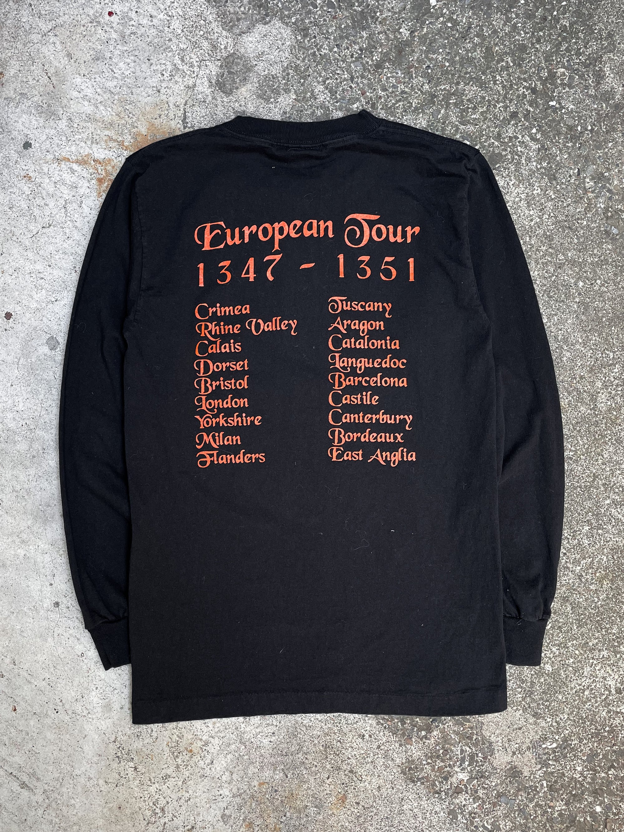 1990s “Black Death” Long Sleeve Tee (S)