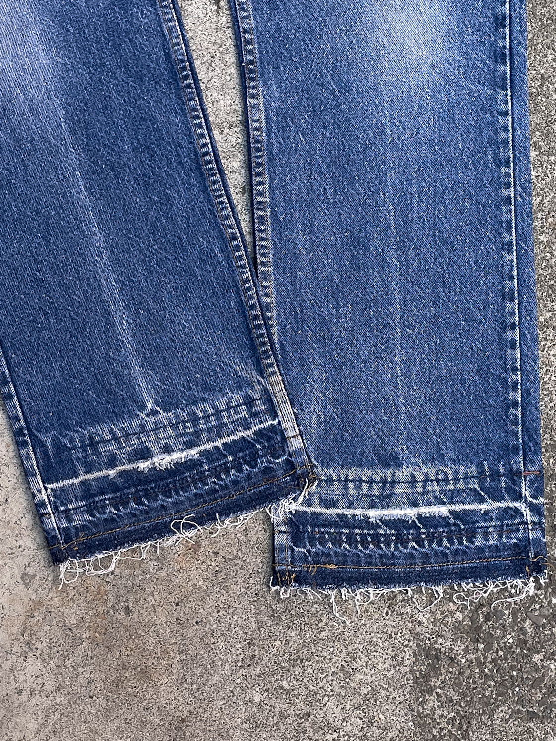 1990s Orange Tab Levi’s Blue 619 Released Hem (35X30)