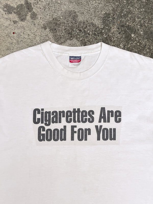 Vintage “Cigarettes Are Good For You” Tee (XL)