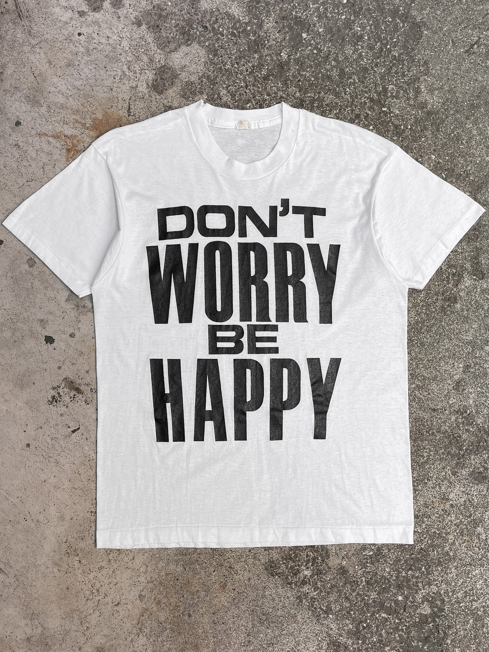 1980s “Don’t Worry Be Happy” Single Stitched Screen Stars Tee