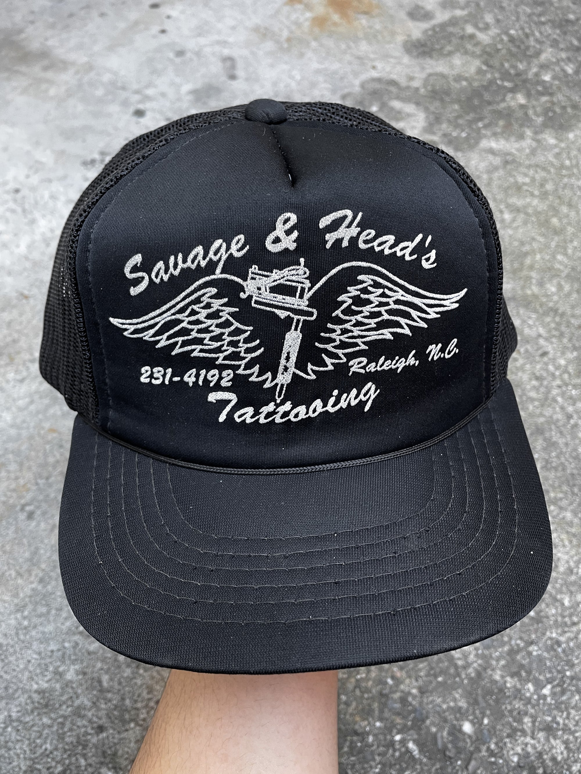 1990s “Savage & Head’s Tattooing” Trucker Hat