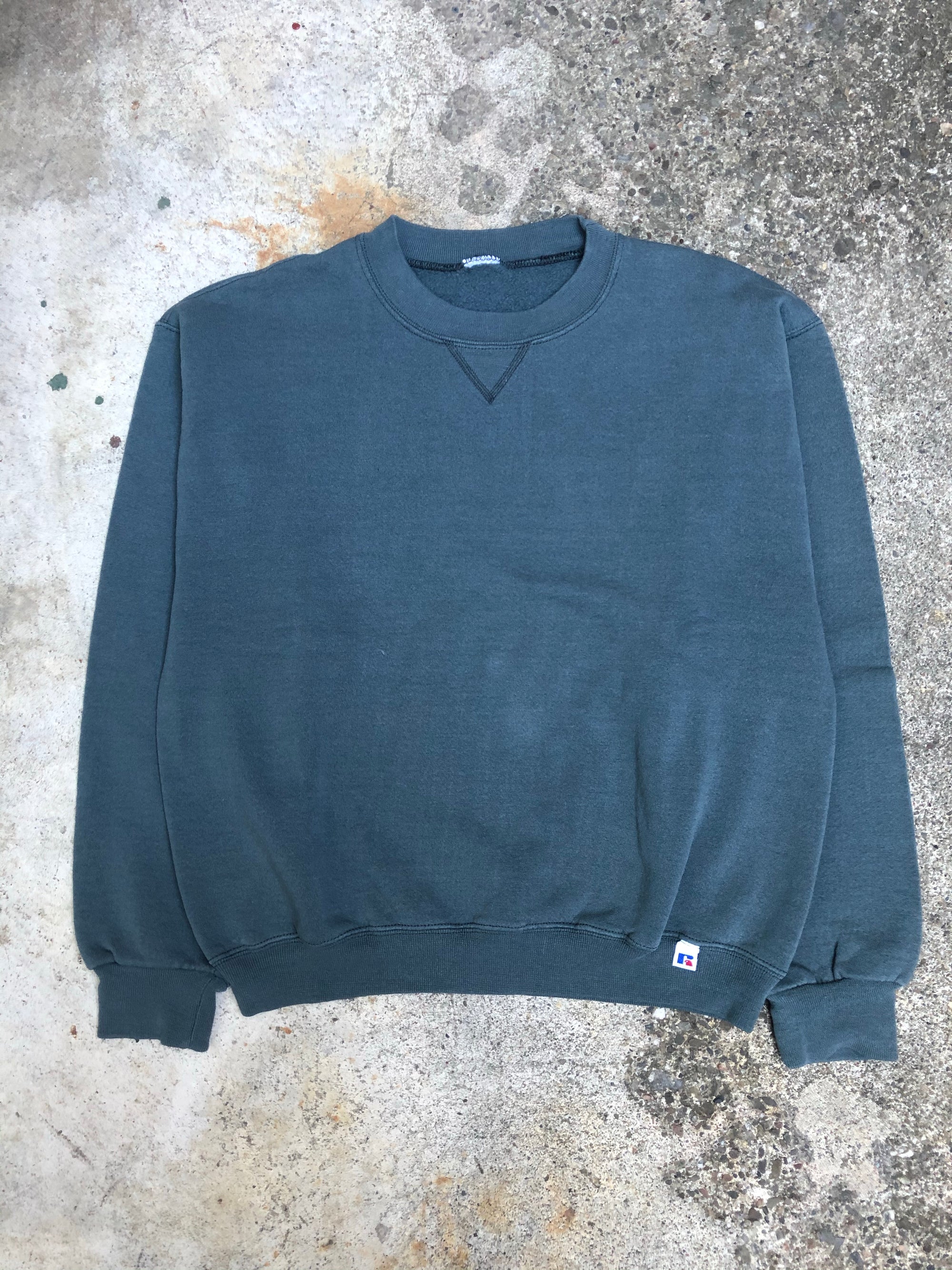 1990s Russell Sea Foam Blank Sweatshirt