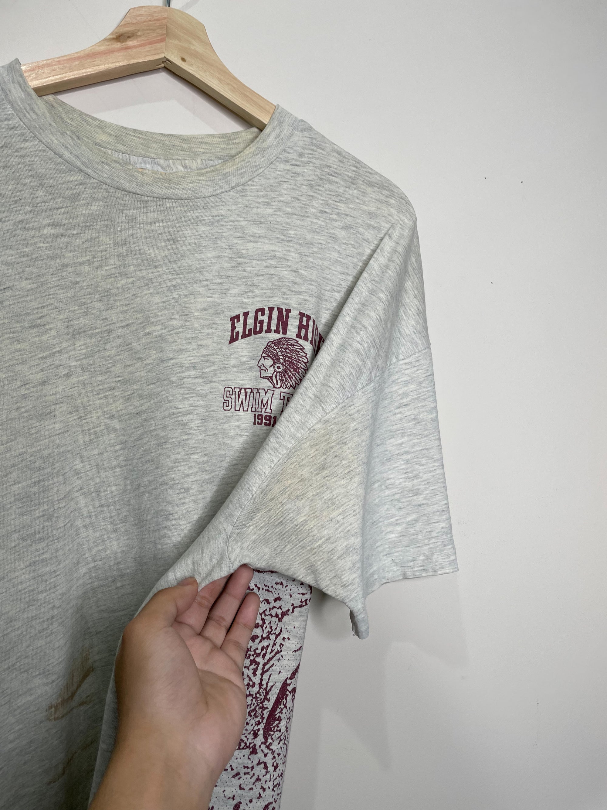 1990s “Pain Lasts A Moment…” Single Stitched Hanes Beefy Tee