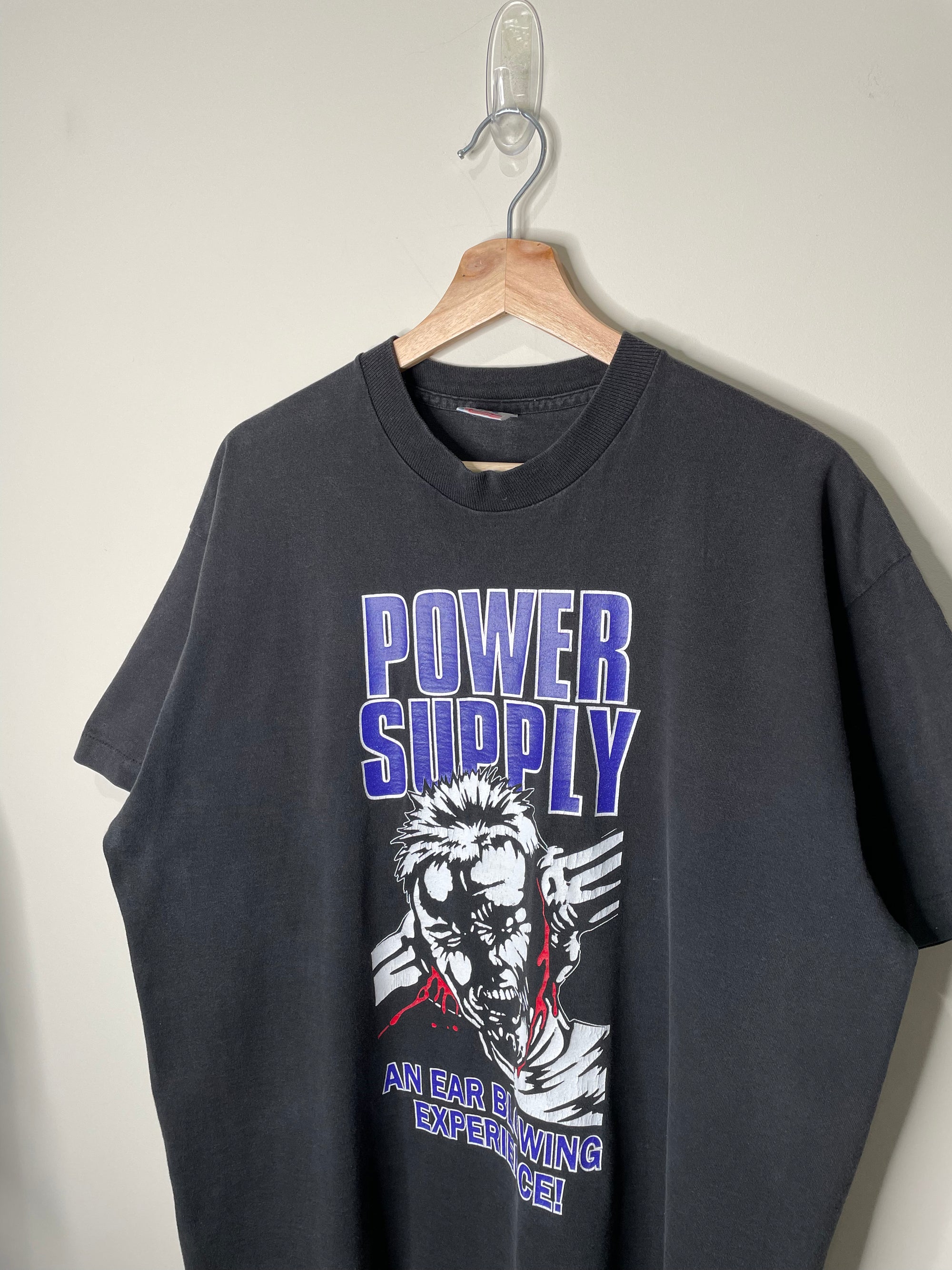 1990s “Power Supply” Single Stitched Tee (XL)