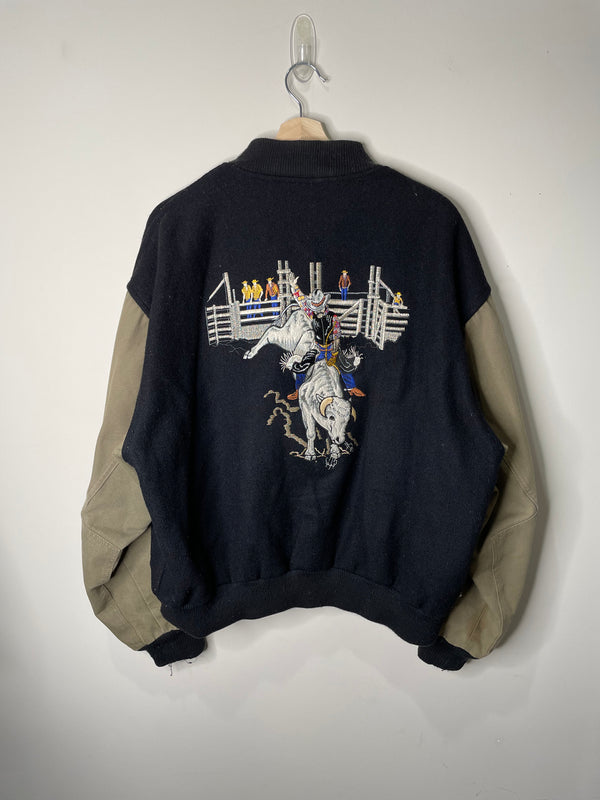 1990s “Rodeo Cowboy” Embroidered Jacket (XL)