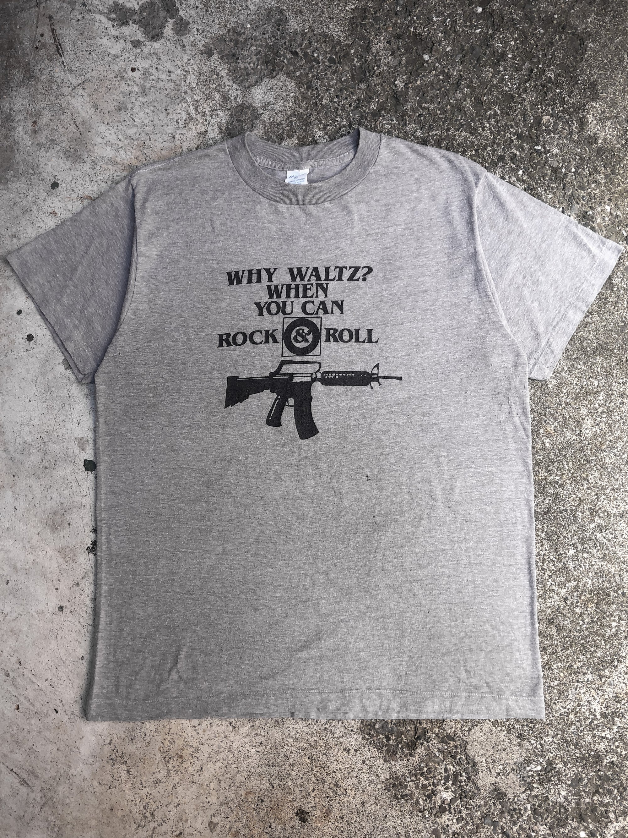 1980s “Why Waltz?” Single Stitched Tee