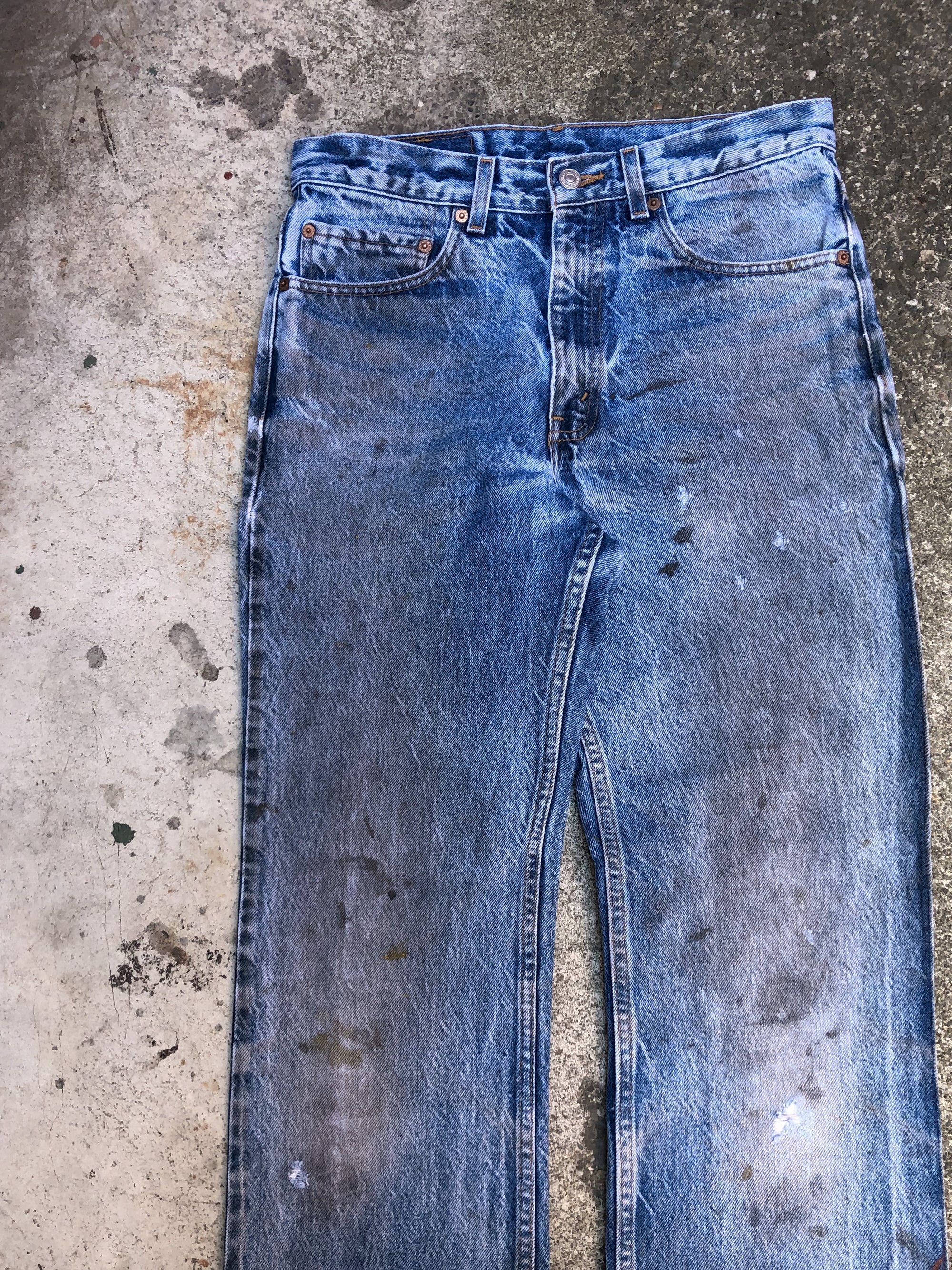 1990s Levis Dirty Faded Blue 517 (31X30)