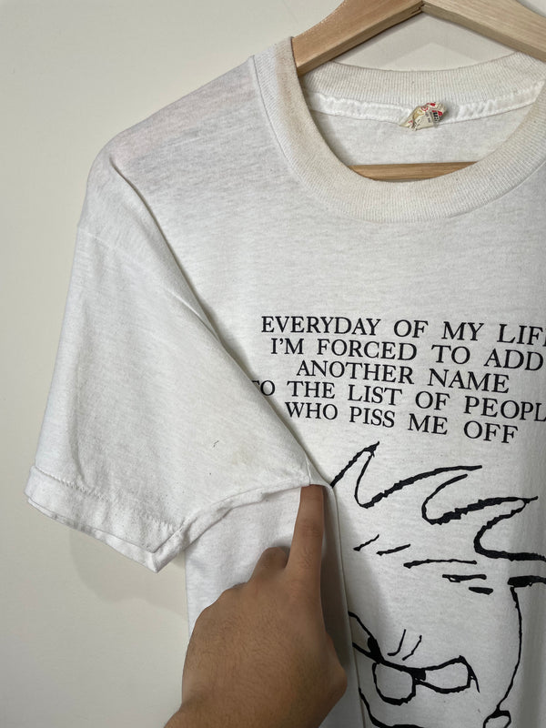 1980s “Everyday Of My Life…” Single Stitched Screen Stars Tee (L)