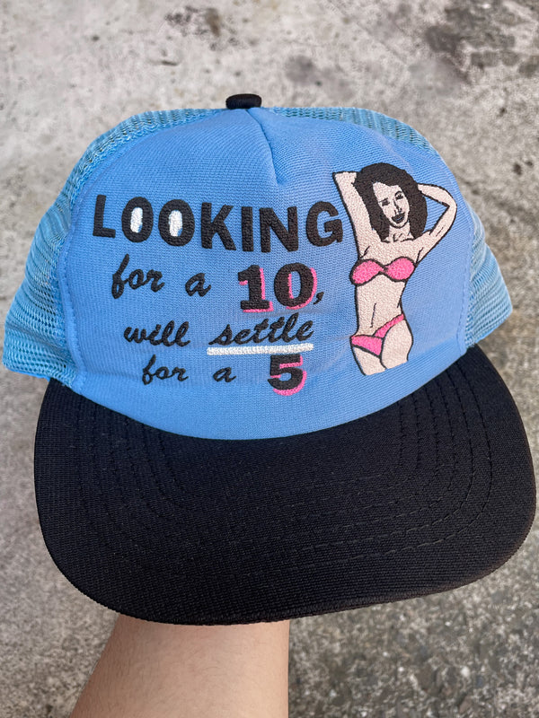 1980s “Looking For A 10…” Trucker Hat