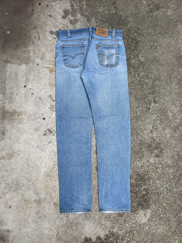 1990s Orange Tab Levi’s Faded Blue 505 (33X33)