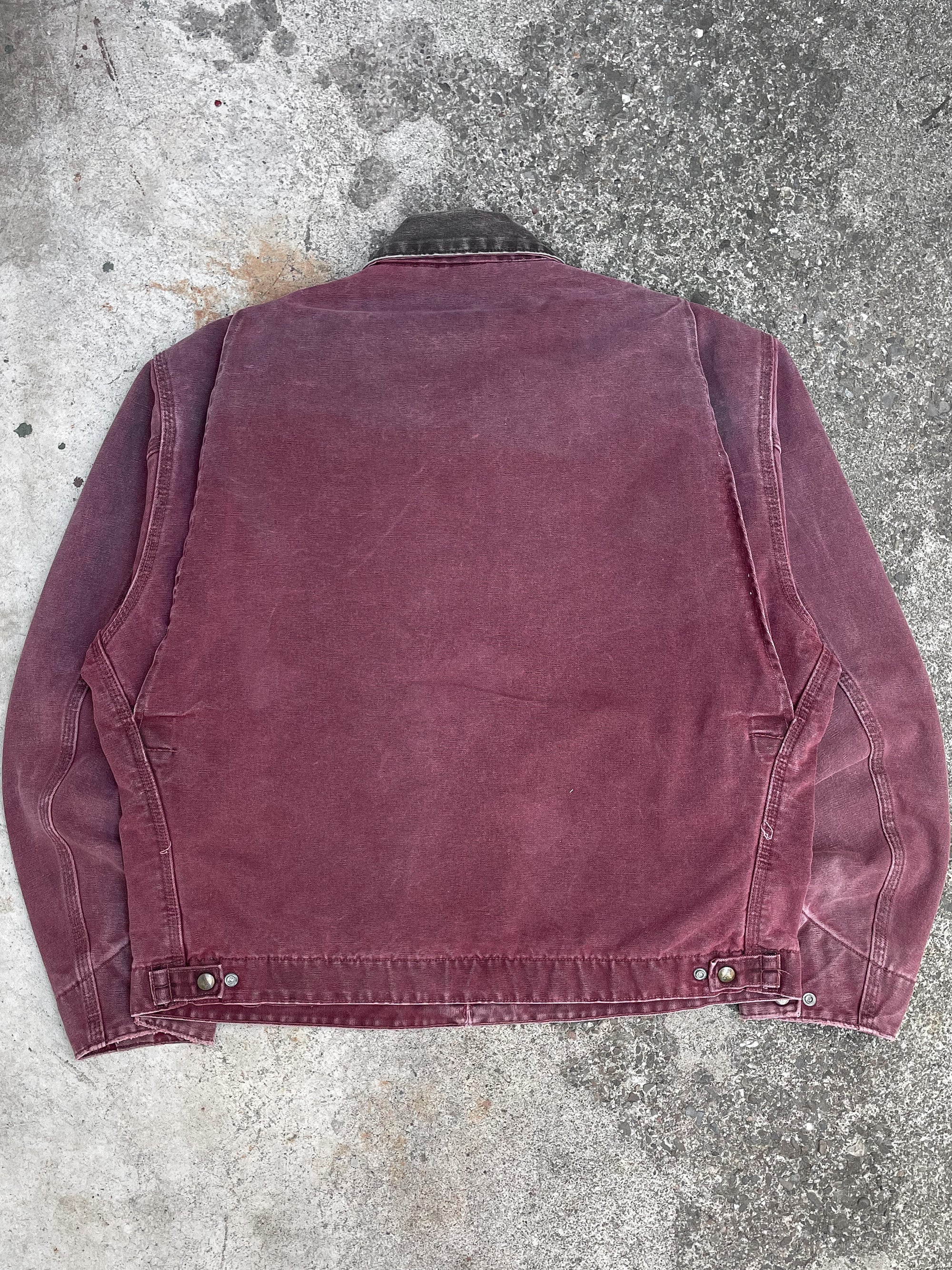 Carhartt Faded Brick Red Lined Work Jacket (XL)